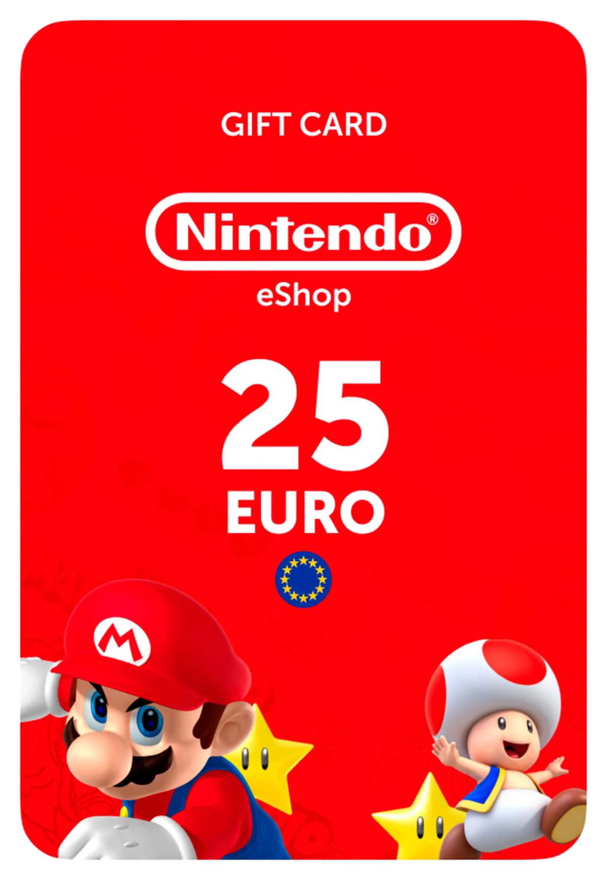 Карта пополнения Nintendo eShop Европа 25 EUR