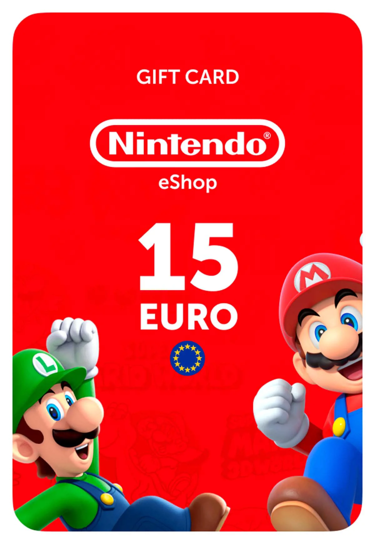 Карта пополнения Nintendo eShop Европа 15 EUR