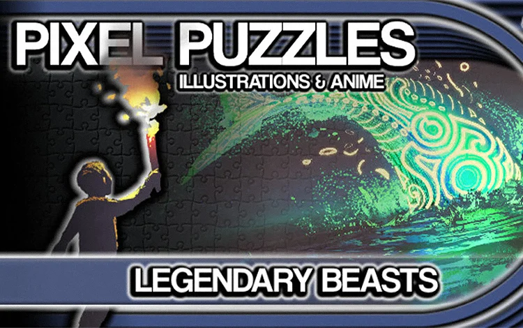 Pixel Puzzles Illustrations & Anime - Jigsaw Pack: Legendary Beasts