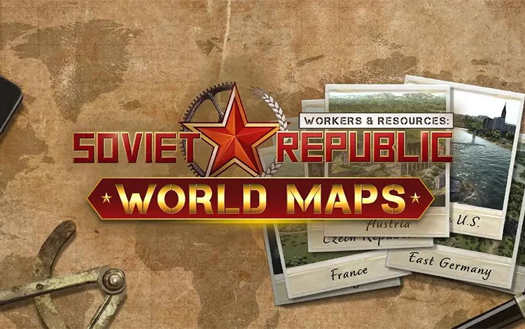 Workers & Resources: Soviet Republic - World Maps