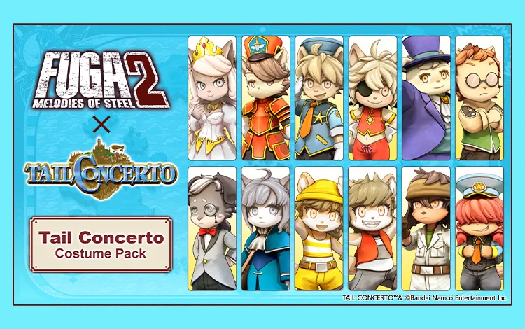 Fuga: Melodies of Steel 2 - Tail Concerto Costume Pack