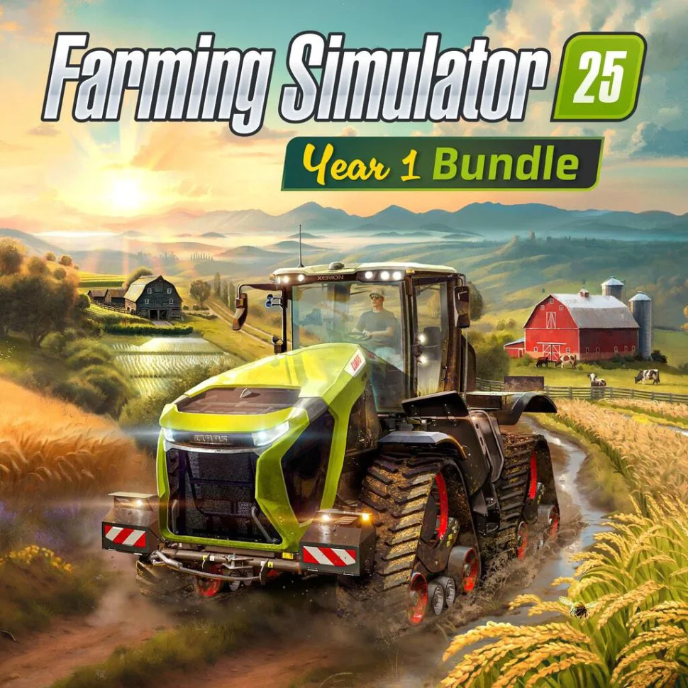 Игра Farming Simulator 25 Year 1 Bundle для PC / ПК, активация в стим Steam для региона РФ / Россия цифровой ключ