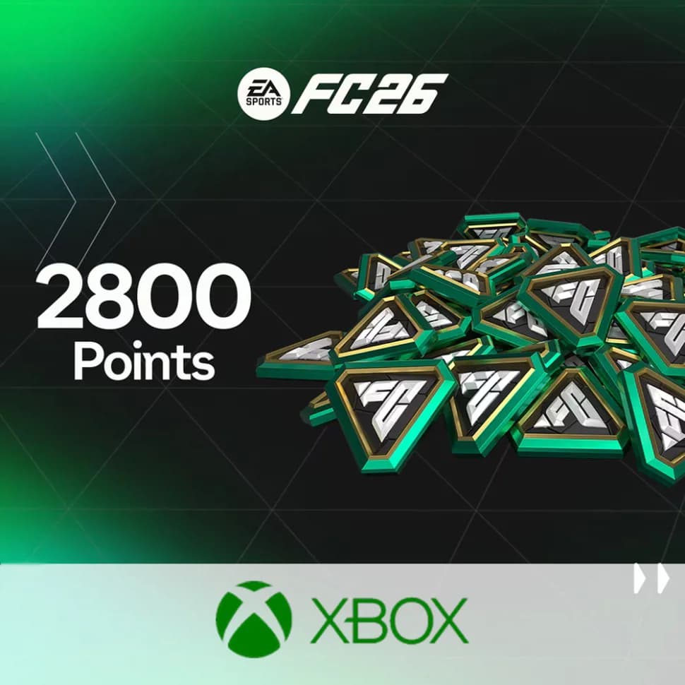 Пополнение EA SPORTS FC 26 POINTS 2800 Xbox One / Series S / Series X
