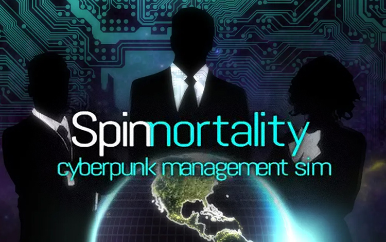 Spinnortality | cyberpunk management sim