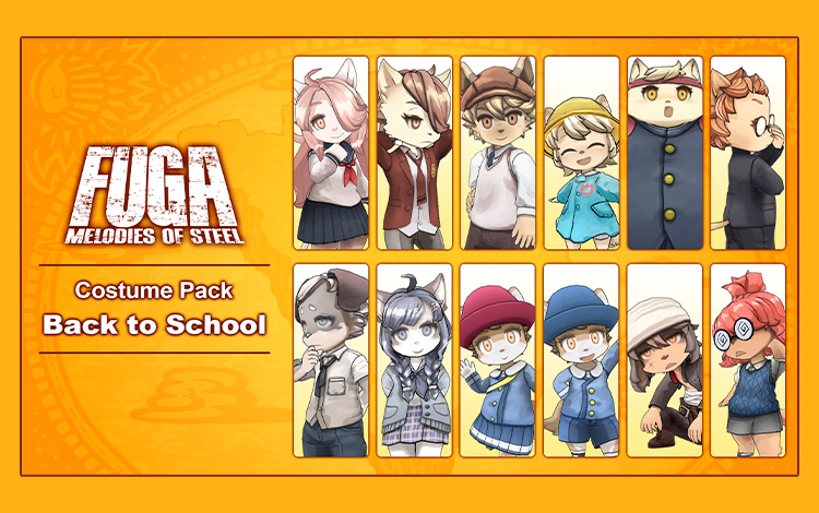 Fuga: Melodies of Steel - Back to School Costume Pack