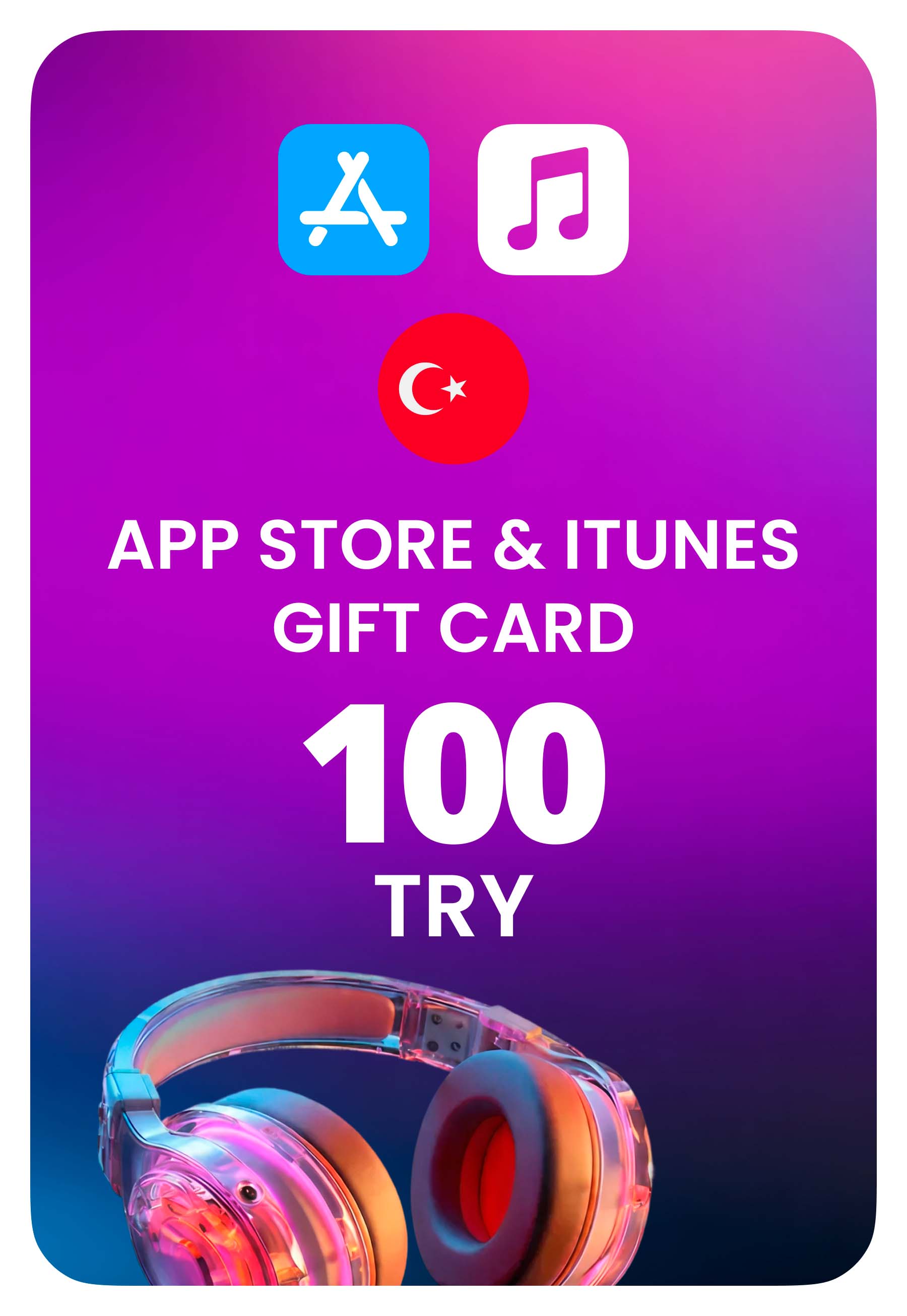 Карта пополнения App Store / iTunes Турция 100 TRY