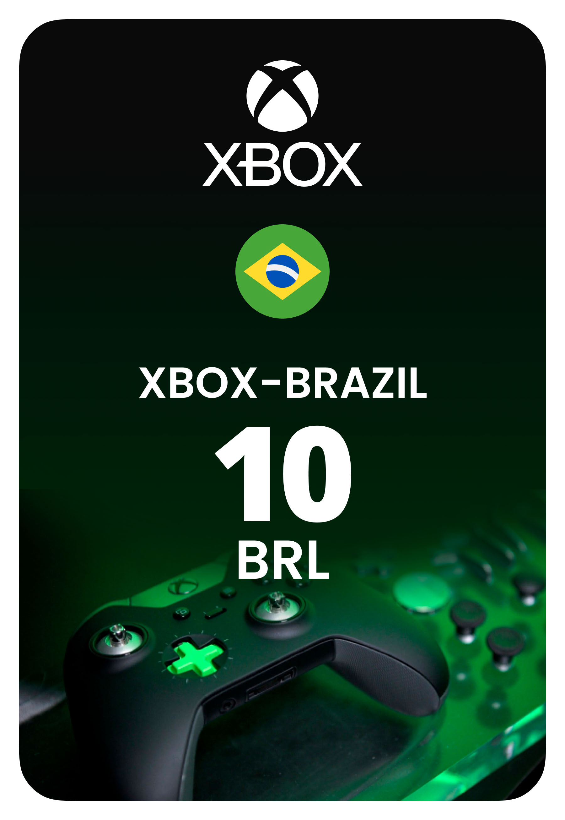 Карта пополнения Xbox - Бразилия 10 BRL