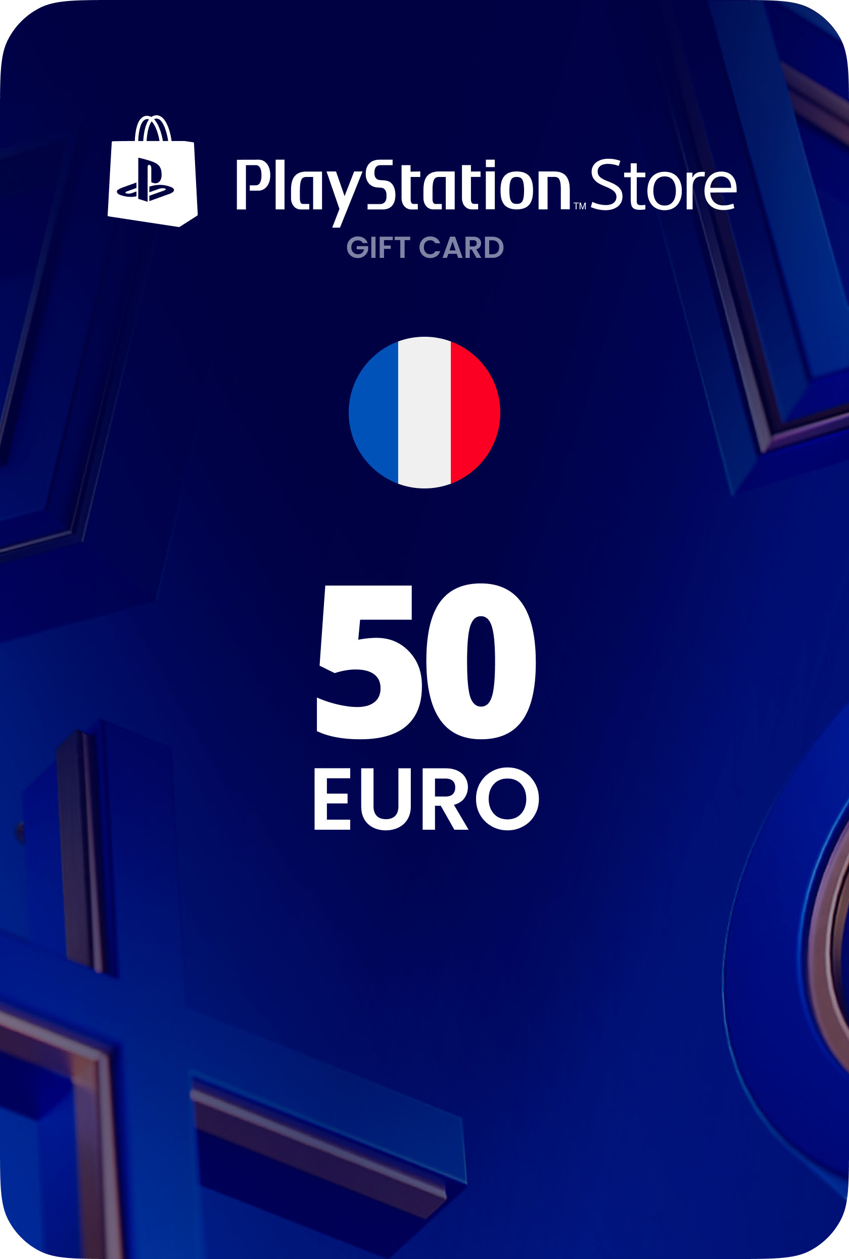 Карта пополнения Playstation Store Франция 50 EUR