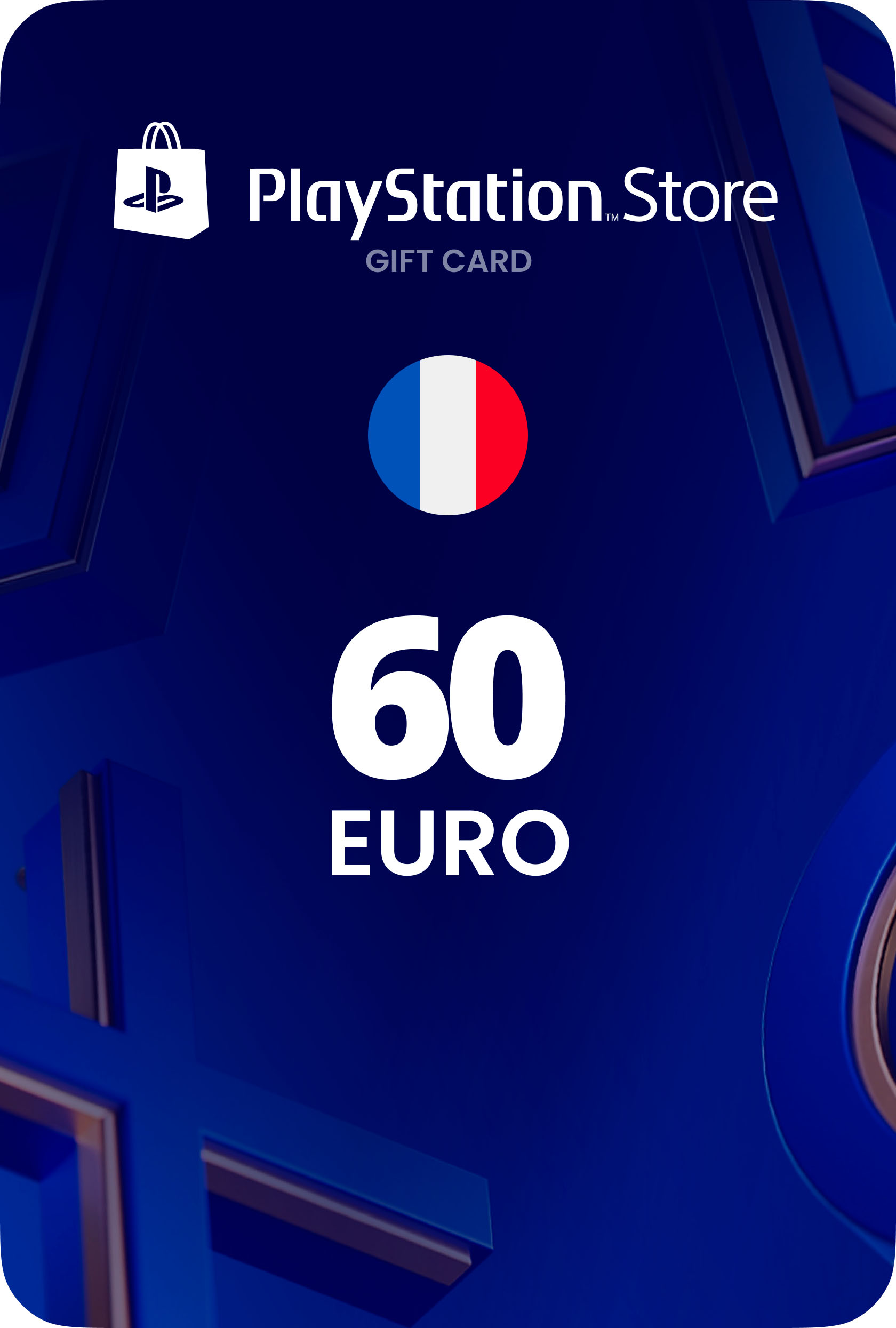 Карта пополнения Playstation Store Франция 60 EUR
